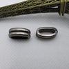 Venta al por mayor de fábrica Retro Hecho a mano DIY Correa para teléfono Hebilla ajustable de doble agujero Hebilla de anillo de correa de reloj de aleación de zinc