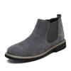 Otoño e Invierno Zapatos Altos para Hombre Transfronterizos Talla Grande Forrados de Lana Zapatos de Algodón Botas de Cuero Botines Botas de Nieve Botas Martin Botines Chelsea de Cuero para Hombre