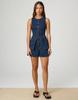 Nuevo Primavera/Verano 2025 Amazon Estilo Elegante Moda Europea y Americana Chaleco Ajustado de Cintura Cintura Alta Holgado Conjunto de Shorts de Mezclilla para Mujer