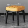 Bancos Baixos Empilháveis para Sala de Estar, Bancos para Mesa de Chá, Bancos de Sofá Espessos, Banquinhos Pequenos para Crianças, Bancos Quadrados, Banquinhos Pequenos Domésticos