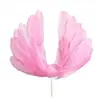 Decoración de Pastel de Cumpleaños de Flamenco Mesa de Postres Adornos Creativos Cisne Rosa Brillante Flamenco Adornos del Día de San Valentín