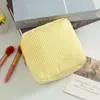Bolsa de Maquiagem de Gaze Bolha Estilo Novo Transfronteiriça, Bolsa de Armazenamento Listrada para Cosméticos de Viagem, Necessaire para Armazenamento de Absorventes