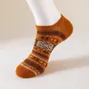 Meias Masculinas Estilo Étnico Vintage Meias de Cano Baixo Primavera e Outono Meias de Cano Baixo Versáteis da Moda para Homens e Mulheres Meias Esportivas Absorventes de Suor Confortáveis Curtas de Cano Baixo
