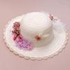 Flor eterna diy Flor real Flor seca hecha a mano Sombrero de paja Bolsa de material Flor seca hecha a mano Material de decoración creativa Actividad