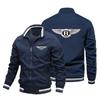 Chaqueta de béisbol americana, elegante, para coche, motociclista, informal, holgada, deportiva, de talla grande, para comercio exterior, para hombre