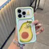 Muñeca Giratoria de Guayaba Aguacate Compatible con Funda de Teléfono Apple 17promax Ventana Grande 16/15 Personalidad 14/13