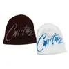 Gorro de Punto Americano de Nicho con Estrella de Cinco Puntas y Letra para Otoño e Invierno para Hombres y Mujeres Cálido Gorro Frío Hip-Hop Gorro de Punto al por Mayor