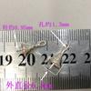 Pingente em Prata de Lei S925 Suporte Vazio para Pérola Placa para Pendurar Acessórios para Joias DIY Suporte para Contas Suporte de Prata Suporte Redondo para Pérolas Colar