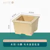 Macetas de Madera Maciza Transfronterizas para Sala de Estar y Balcón, Macetas de Madera para Bonsái, Macetas Decorativas Verdes para Azaleas y Pinos de Bienvenida al por Mayor
