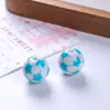Cuentas de bola acrílica, cuentas de fútbol, cuentas sueltas, fútbol, baloncesto, cuentas de béisbol, cadena para teléfono DIY, cuentas para pulsera, 16 mm