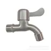 Extensión de Grifo para Patio Exterior Acero Inoxidable 304 Lavadora Doméstica Grifo de 4 Puntos Flujo Grande Hilo Anticongelante