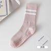 Calcetines de Yoga Profesionales Calcetines Deportivos Calcetines de Yoga para Pilates Interior Calcetines de Tubo Medio para Mujer Calcetines de Silicona Transpirables Antideslizantes