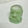 Adornos de Estatua de Piedra de Isla de Pascua Transfronterizos Mueble de TV Escandinavo Decoración del Hogar Sala de Estar Vinilo Creativo Adornos Pequeños Portalápices