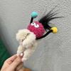 Divertida muñeca fea linda Clip de felpa femenino otoño e invierno lindo pinza para el cabello trasera accesorios para el cabello pinza divertida clip de tiburón