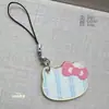 Pingente Original Desenho Animado 3D de Maçã Dopamina Girly Fofo Pequeno Pingente Decoração para Bolsas e Alças de Celular