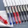 Bolígrafo de tinta líquida directo para examen estudiantil, bolígrafo de gel de secado rápido 0.5 para cuenta a mano, punta completa, bolígrafo de firma para oficina