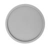 En stock posavasos redondo grueso de PVC Negro Amazon 10cm creativo antideslizante aislamiento goma suave posavasos blanco