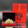 Jinshanjia Dourado com Folha de Ouro Tem Montanhas de Ouro e Montanhas de Prata para Trazer Boa Sorte, Moedas de Ouro para Atrair Riqueza, Artesanato Criativo, Pequenos Enfeites, Decorações para Mesa de Escritório