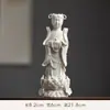 Cerámica Buen-dinero Niño Dragón Niña Niño Dorado Niña Jade Bodhisattva Guanyin Estatua Buda Sirviendo Hogar Hogar Adornos