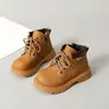Botas tipo Martin para Niñas Pequeñas y Niños Pequeños, Nuevo Estilo Primavera y Otoño 2026, Diseño Estilo Británico, Botas de Moda Tendencia para Niñas