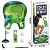 Venda Quente Transfronteiriça Campo de Golfe para Banheiro Lazer e Entretenimento Esportes Brinquedos Banheiro Mini Golfe Conjunto Venda Direta