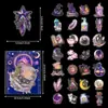 Compra Direta Transfronteiriça de 30 Adesivos Mágicos Mundo Dourado para Pet, Adesivos Mágicos de Bola de Cristal a Laser, Adesivos Decorativos de Material DIY