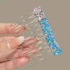 Pente invertido requintado e fofo para penteados estilo princesa, presilhas laterais para cabelo para mulheres, acessórios de cabelo com laço estilo coreano e presilhas de cabelo da moda para estilizar e arrumar fios soltos