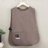 Delantal de Cocina para el Hogar Estilo Coreano Impermeable Ropa de Trabajo para Cafetería Chaleco Transpirable Estilo Delantal para Hombres y Mujeres