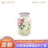 Jingdezhen Cerámica Estilo Chino Pintado a Mano Jarrón Arreglo Floral Moderno Sala de Estar Escritorio Mueble de TV Adornos Artesanales Personalización