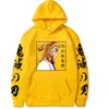 Sudadera con capucha estampada Hoja Exterminadora de Demonios Purgatorio Xing Shoulang Rengoku Kyoujurou