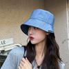 Chapéu de Pescador Moda Coreana Feminino Simples Versátil Proteção Solar Estilo Japonês Casual Estudante Tendência Chapéu de Casal