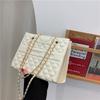 Bolso de mano con rombos de moda, novedad de verano 2022, elegante bolso de mujer de gran capacidad, bolso de mano popular y moderno.