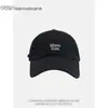 Boné de Baseball Bordado com Letra Simples Estilo Coreano para Mulheres, Primavera e Verão, Circunferência da Cabeça Grande, Chapéu de Sol Casual Versátil