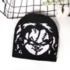 Gorro de Punto Tejido Jacquard Acrílico Cálido para Otoño e Invierno al Aire Libre, Creativo, Divertido, Personalizado, Versátil, para Hombre y Mujer