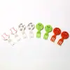 Tenedor de Fruta de Dibujos Animados para Niños Desechable Letrero Bento Traje Estilo Japonés Anime Letrero de Fruta Jirafa Animal Tenedor Traje