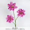 Nuevo Modelo de Flores Artificiales: Flores de Begonia de 3 Cabezas, Lirios Monet Oro y Jade, Flores Artificiales para Decoración de Bodas, Accesorios de Fotografía, Arreglos Florales, Transfronterizo