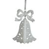 Decoraciones Navideñas Hong Kong Heng brillo blanco suministros para diseño de escena anillo de ratán para colgar en la puerta colgante para tienda
