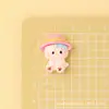 Accesorios de Resina Serie Gato Lindo de Dibujos Animados para Manualidades con Pegamento de Crema, Fundas de Teléfono, Vasos de Agua y Imanes para Refrigerador