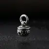 Anel Antigo de Prata Pingente de Sino Retrô Acessórios de Joia Artesanais DIY Corrente de Pé Pulseira Pingente Pingente Europeu e Americano