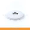 Acero inoxidable plano superficie brillante 4 puntos ensanchado 55 extra grande cubierta de válvula de triángulo cubierta de pared cubierta de pared cubierta decorativa para grifo cubierta para orificio de pared