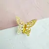 Borboleta dupla transfronteiriça tentando borboleta decoração de bolo de acrílico Decoração de cupcake de borboleta tridimensional de acrílico