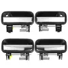 Maçanetas de porta cromadas com ferragens metálicas, adequadas para modelos Toyota Hilux de 1998 a 2004