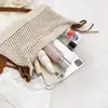 Bolsas Tejidas Estilo Coreano para Mujer 2026 Nuevo Estilo Nicho Vacacional Bolso Tote de un Solo Hombro Bolso Cruzado Tejido de Paja Casual para el Trabajo
