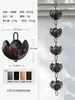 Cadena de Lluvia Morada, Cadena de Goteo para Aleros, Cadena de Drenaje, Cadena Guía de Agua para Patio, Canaleta de Agua para Tejado, Campana de Lluvia Estilo Chino, Cadena de Agua de Lluvia