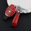Aplicável a 2 chaves Mercedes-Benz plug-in carro chave GLA GLS GLC GLE CE série chave capa protetora borda dourada