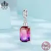 Aifulu Nuevo Colgante de Botella de Perfume con Encanto Degradado Plata de Ley S925 Moda DIY Cuentas Sueltas Accesorios de Cuentas Venta al por Mayor
