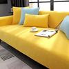 Cojín de Sofá de Chenilla, Universal para Todas las Estaciones, Tela de Cubierta Gris Moderna Simple, Cojín de Asiento Antideslizante, Funda de Sofá de Lujo Ligero, Cubierta