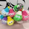 Chaveiro Fofo de Urso com Bola de Pelo Chaveiro de Pelo para Bolsa Feminina Pingente de Pelo para Carro Fornecimento por Atacado