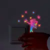 Xino Yg-H639 Pegatinas de Pared Luminosas de Hada de las Flores Creativas Transfronterizas para Habitación Infantil, Sala de Estar, Dormitorio