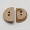 Botões de resina simples com design irregular côncavo-convexo da moda para blusas, casacos, jaquetas de pelúcia e cardigãs de tricô